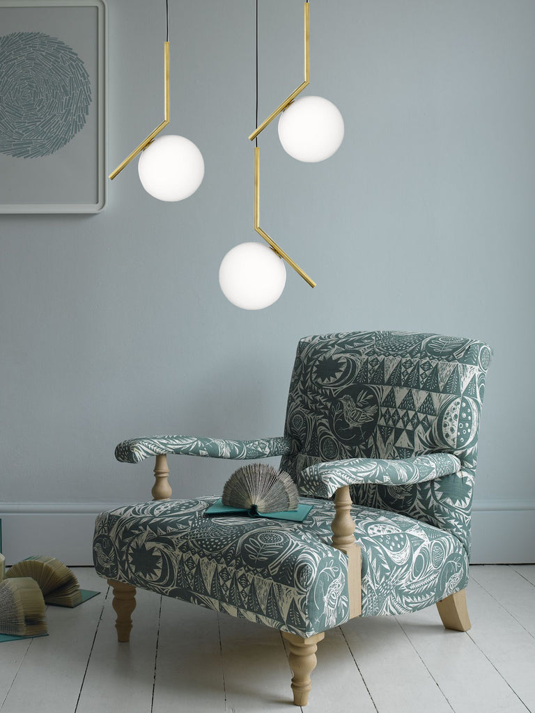 IC Globe White Gold Hanging Light | Buy Hanging Ceiling Lights Online India