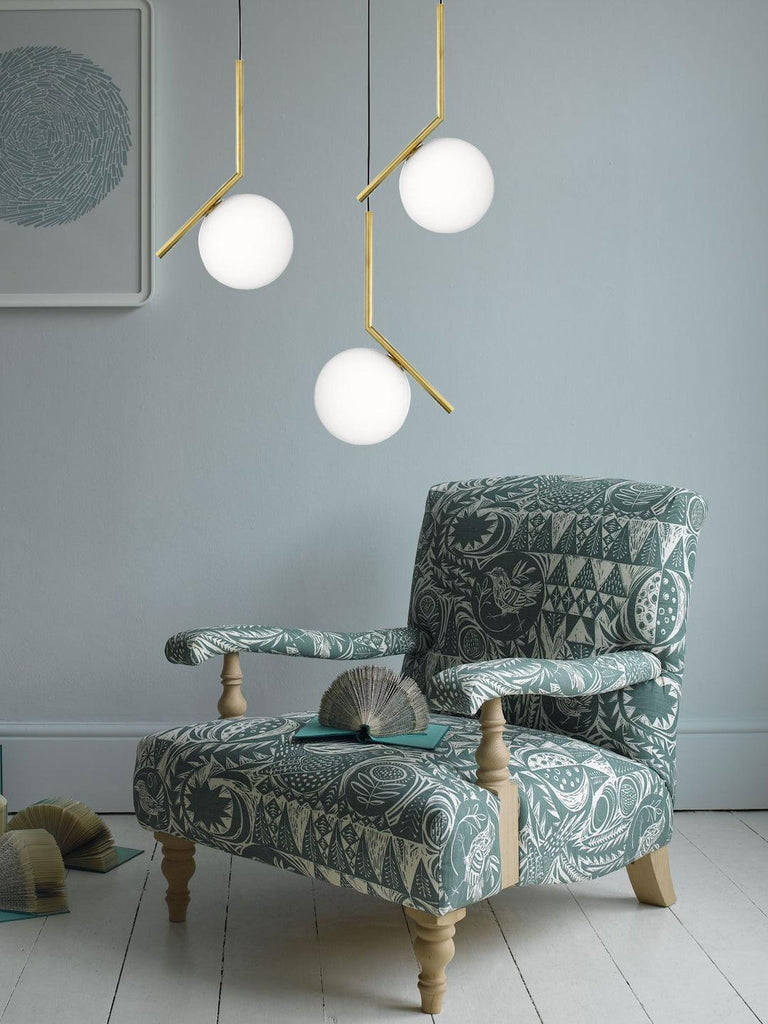 IC Globe White Gold Hanging Light | Buy Hanging Ceiling Lights Online India