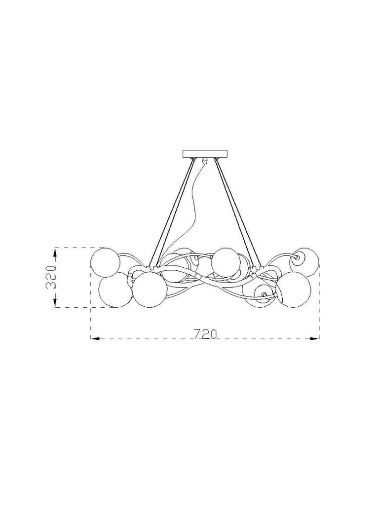 Berlin | Buy LED Chandeliers Online in India | Jainsons Emporio Lights