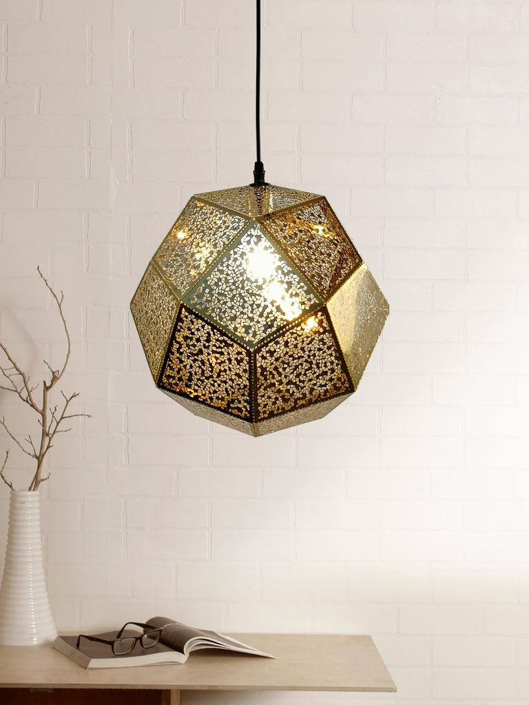 Etch Gold Pendant Lamp | Buy Luxury Hanging Lights Online India