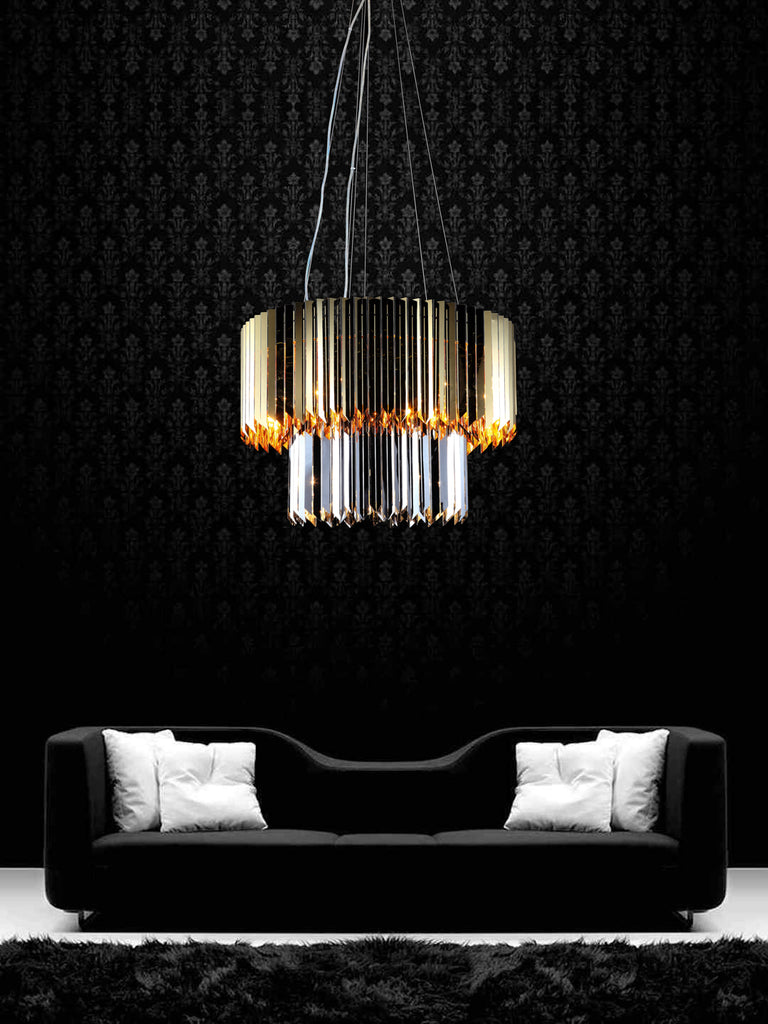 Gladys Gold Crystal Chandelier | Buy Luxury Chandeliers Online India