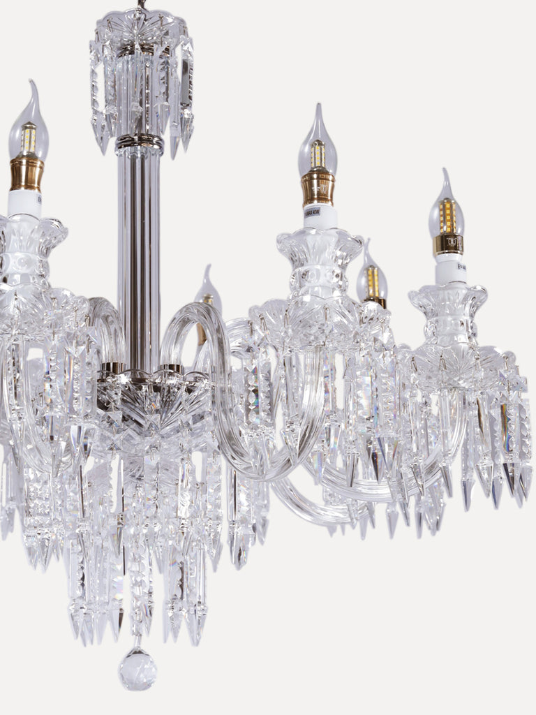 Carine 8-Lamp | Buy Luxury Chandeliers Online in India | Jainsons Emporio Lights