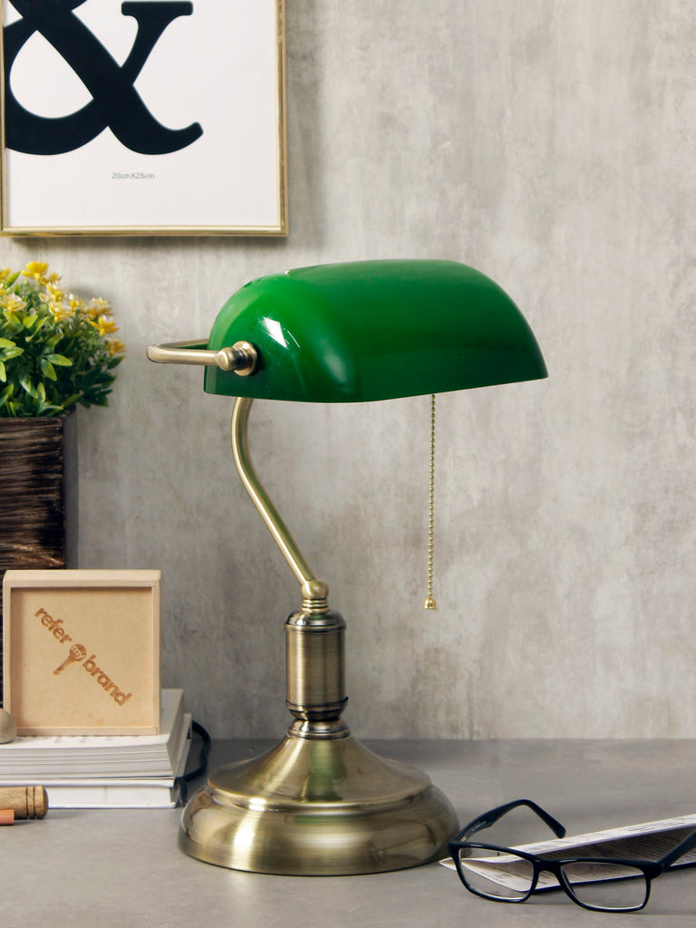 Bankers Green Desk Lamps | Buy Modern Desk Lamps Online India