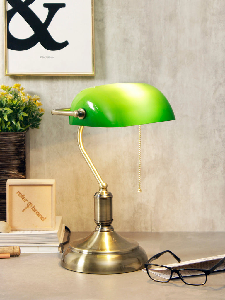 Bankers Green Desk Lamps | Buy Modern Desk Lamps Online India