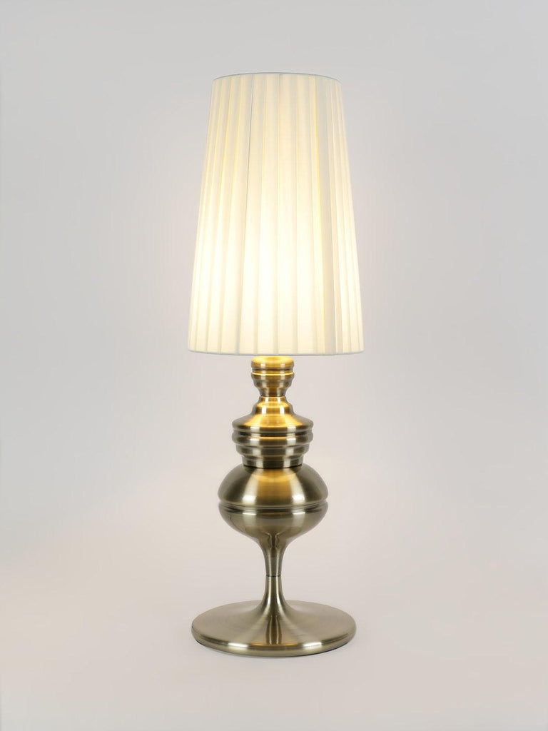 Josephine Antique Brass Table Lamp | Buy Luxury LED Table Lamps Online India