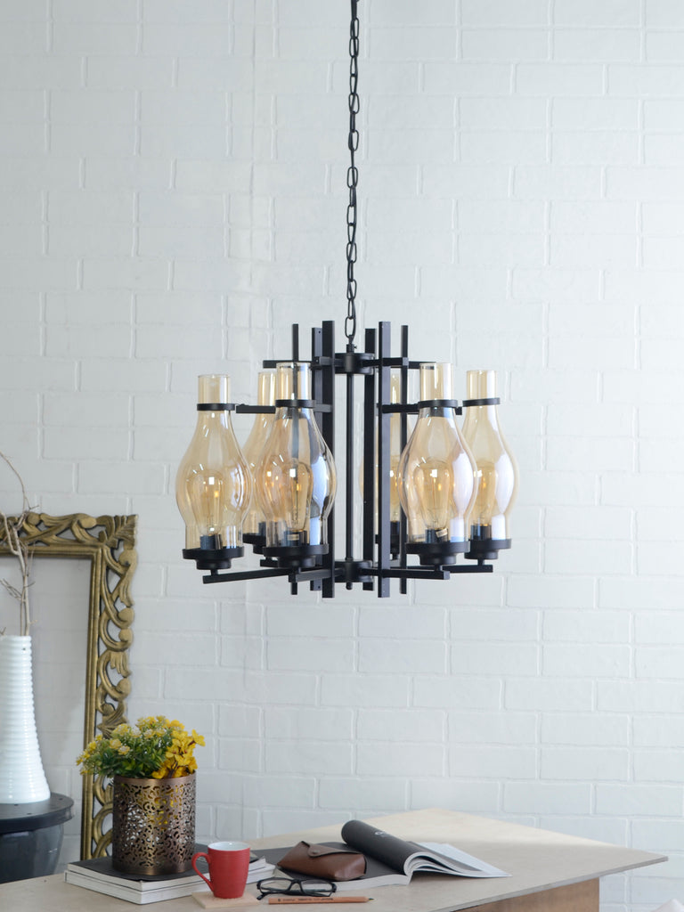 Charis Industrial Chandelier | Buy Decorative Chandeliers Online India
