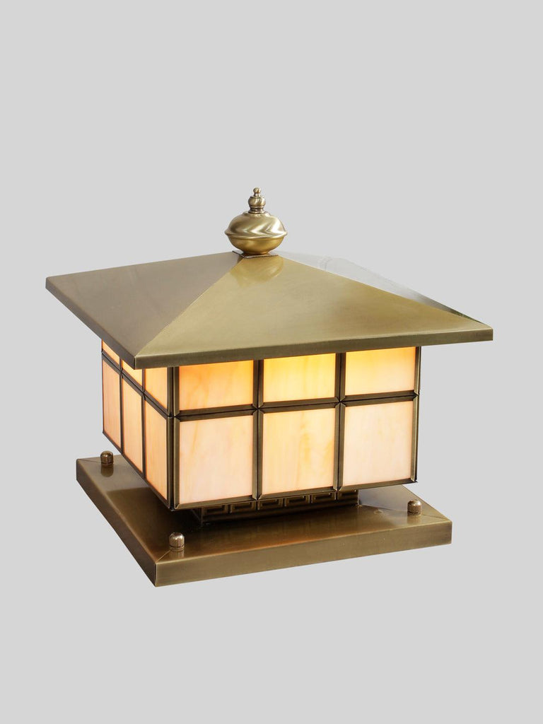 Titan Gold Outdoor Post Light | Buy Outdoor Post Lights Online India