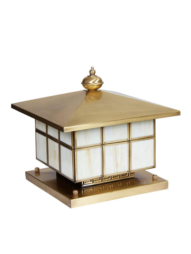 Titan Gold Outdoor Post Light | Buy Outdoor Post Lights Online India