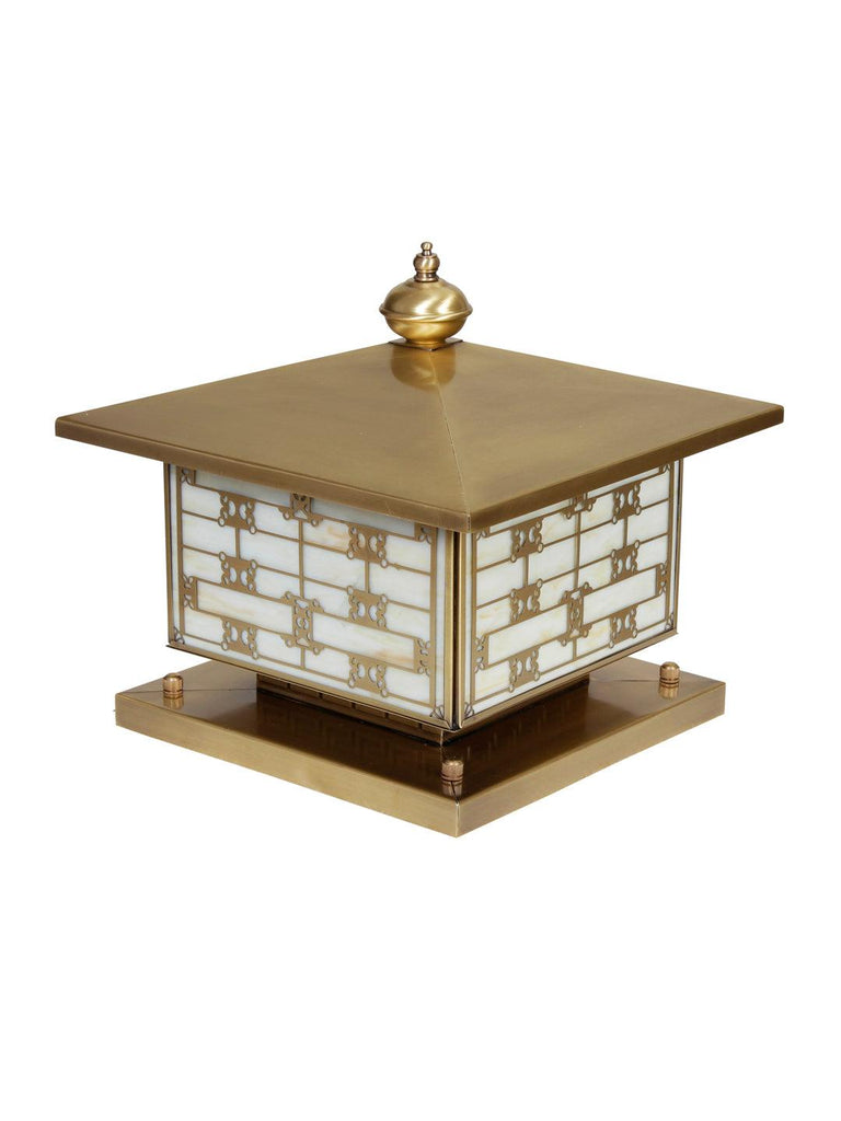 Dikan Gold Outdoor Post Light | Buy Outdoor Post Lights Online India
