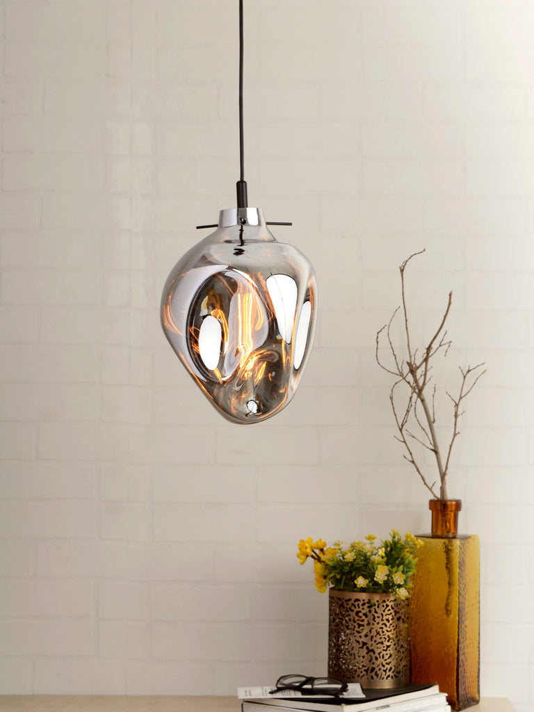 Bubble Silver Luxury Pendant Lamp | Buy Hanging Lights Online India
