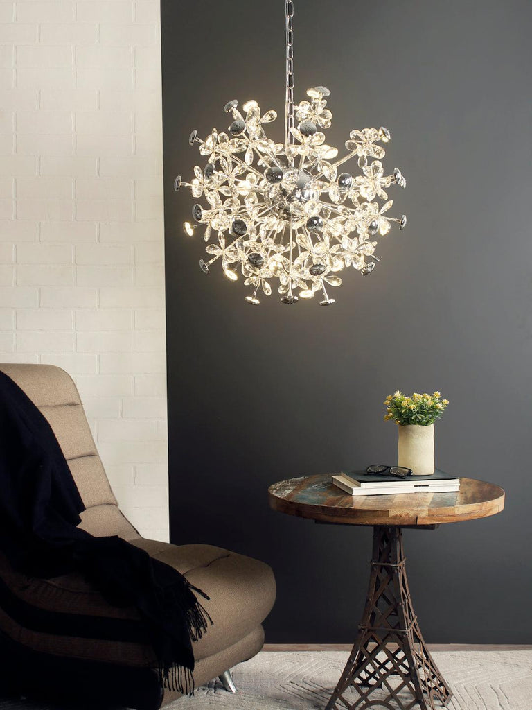 Starburst Crystal Chandelier | Buy Vrystal Chandeliers Online India
