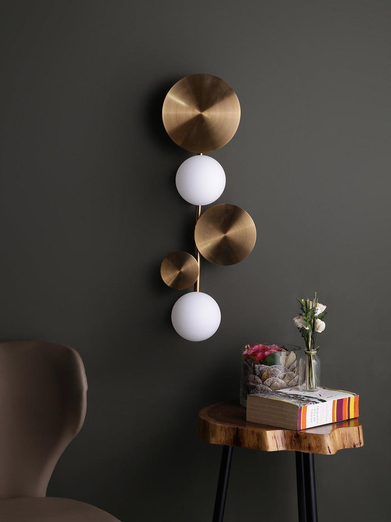 Dean Globes Gold Wall Light | Buy Modern Wall Lights Online India