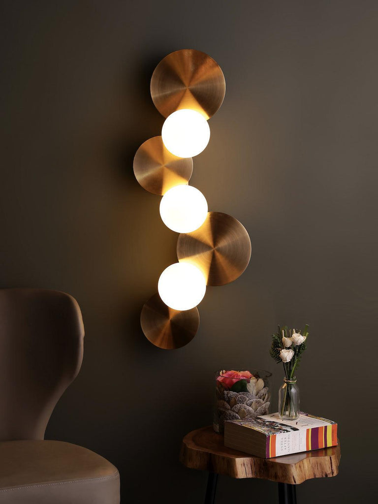 Dean Globes Gold Wall Light | Buy Modern Wall Lights Online India