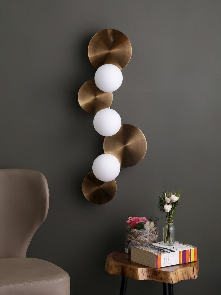 Dean Globes Gold Wall Light | Buy Modern Wall Lights Online India