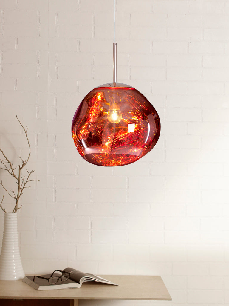 Melt Copper Pendant Lamp | Buy Luxury Hanging Lights Online India