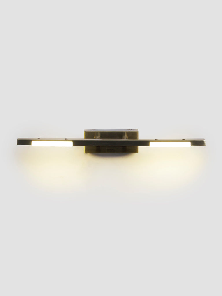 Cresta LED 2-Light Gold Bathroom Light | Buy LED Wall Lights Online India