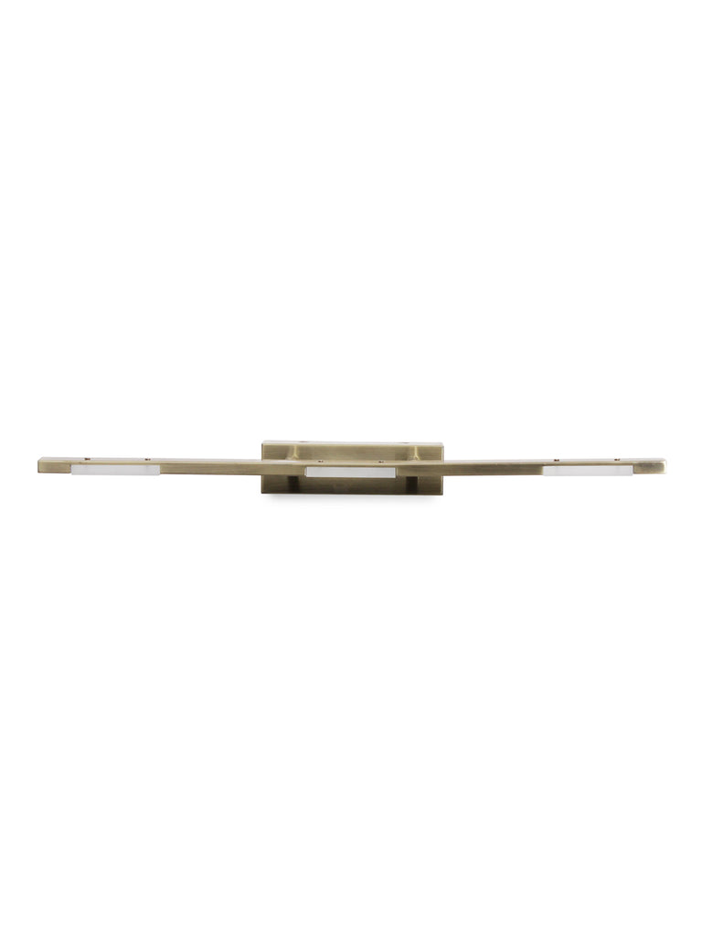 Cresta LED 3-Light Gold Bathroom Light | Buy LED Wall Lights Online India