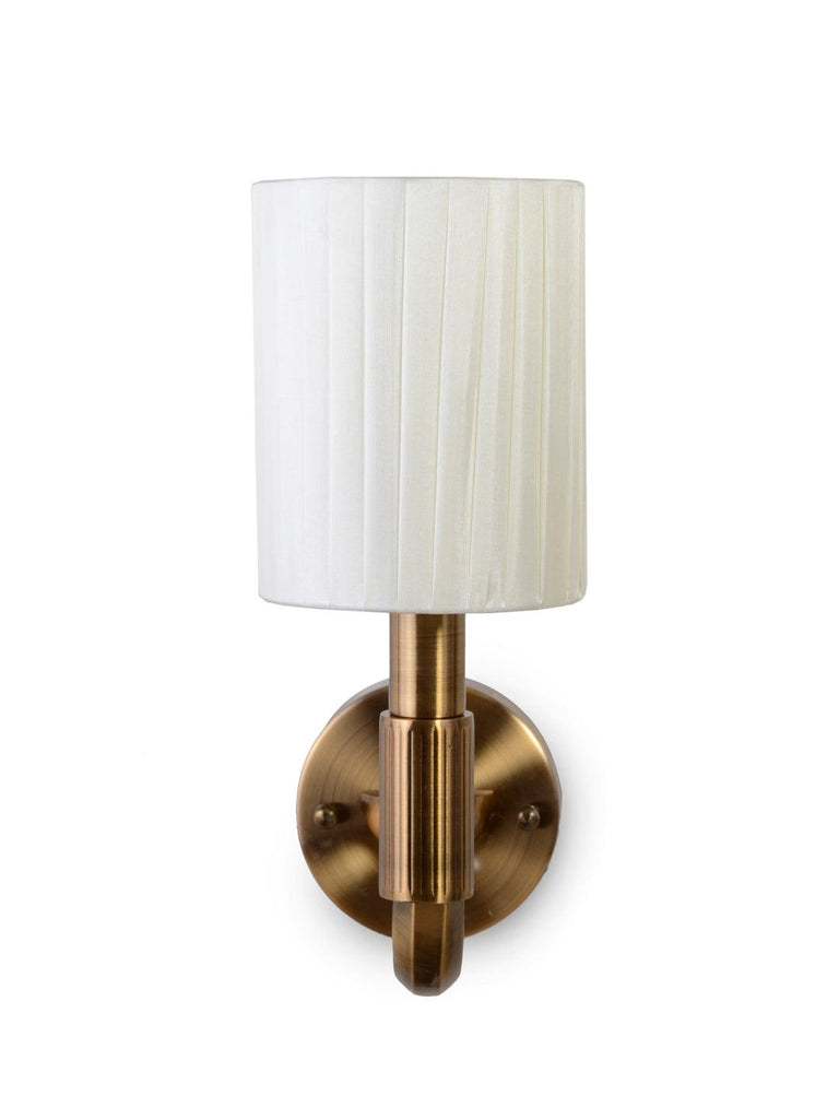 Kurt White Gold Wall Lamp | Buy Traditional Wall Light Online India