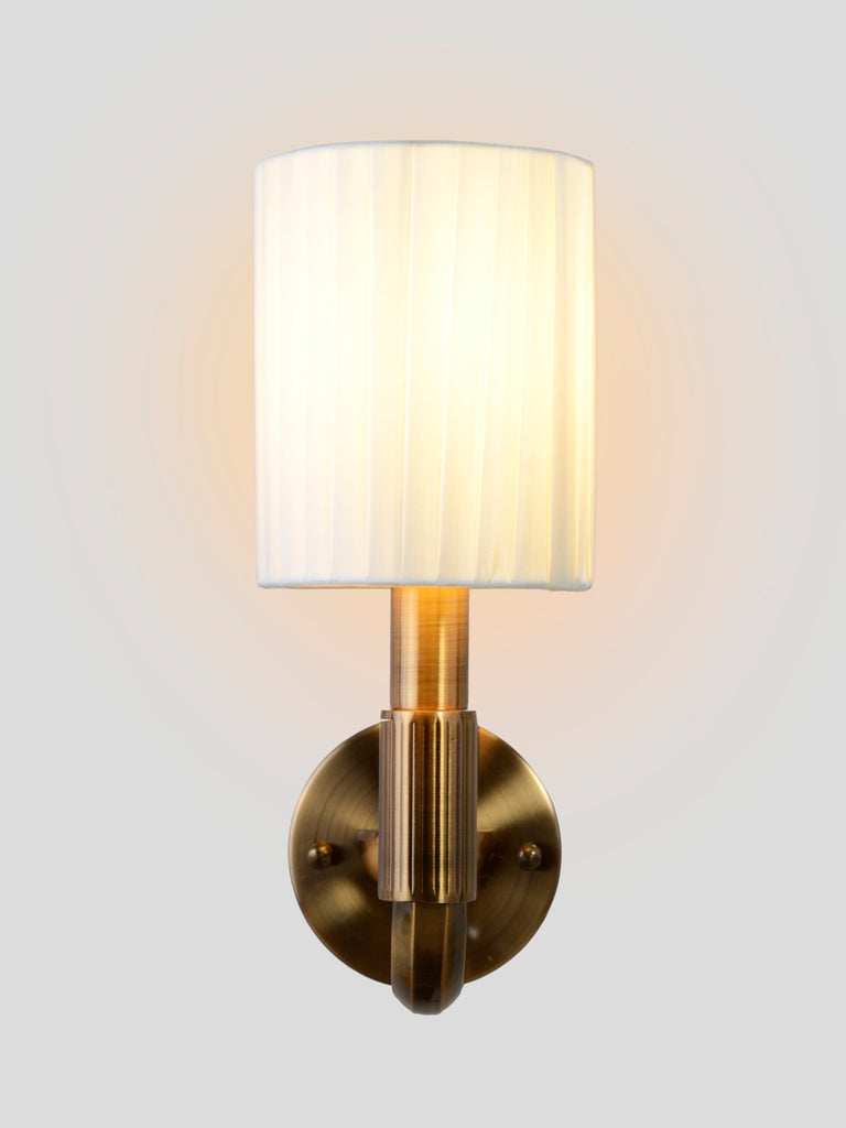 Kurt White Gold Wall Lamp | Buy Traditional Wall Light Online India