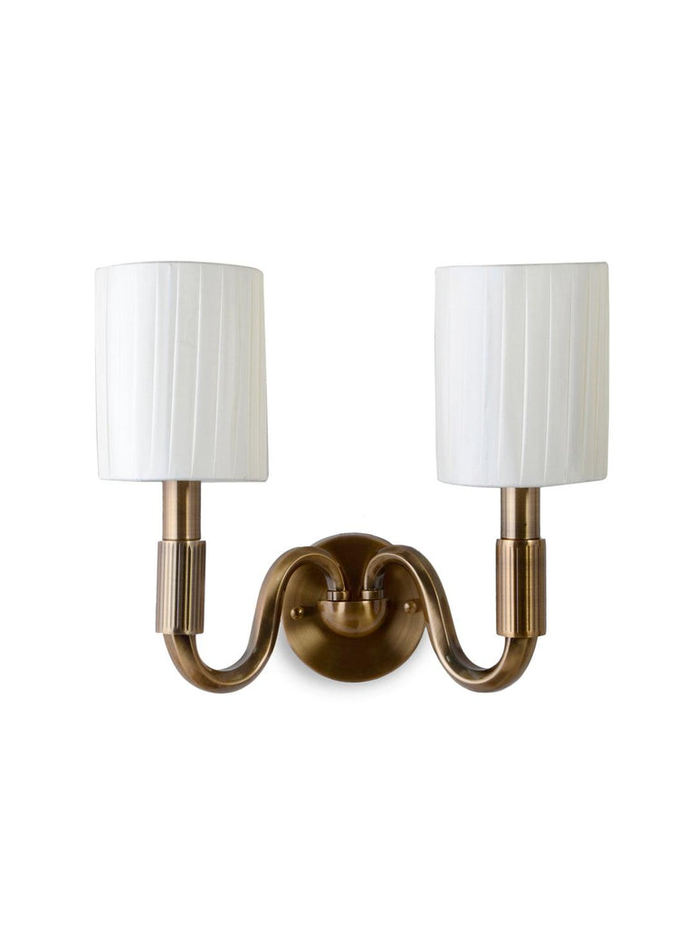 Kurt White Gold Wall Lamp | Buy Traditional Wall Light Online India