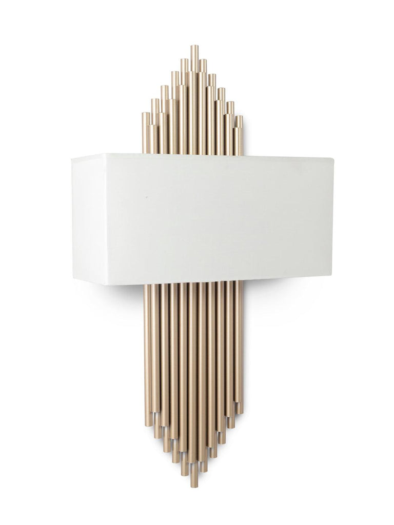 Austin Gold White Wall Lamp | Buy Luxury Wall Light Online India