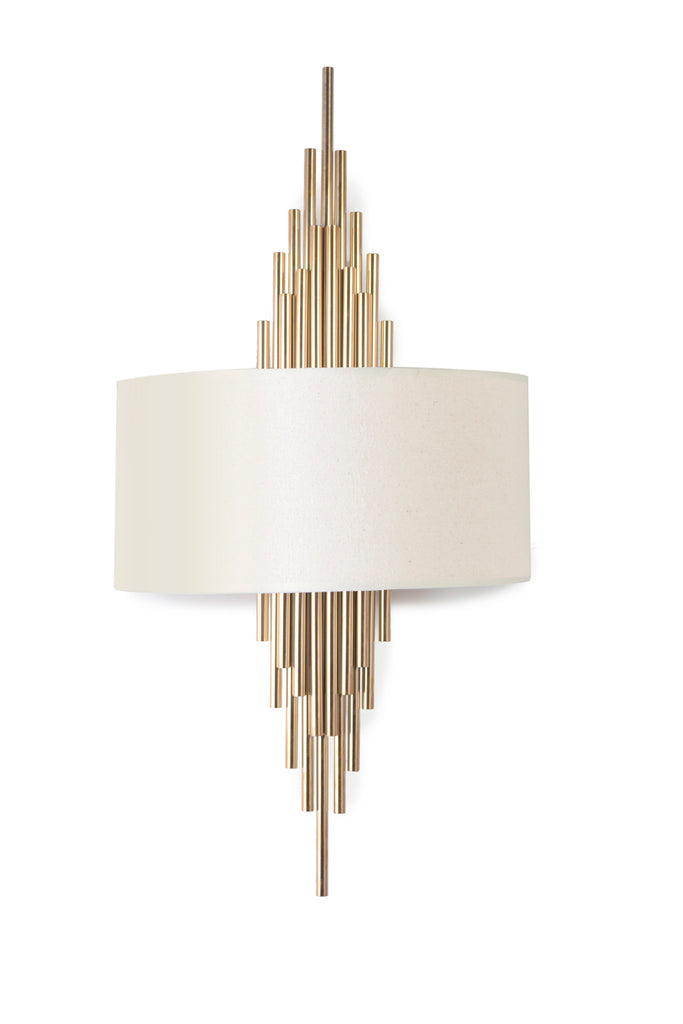 Erwin White Gold Wall Lamp | Buy Luxury Wall Light Online India