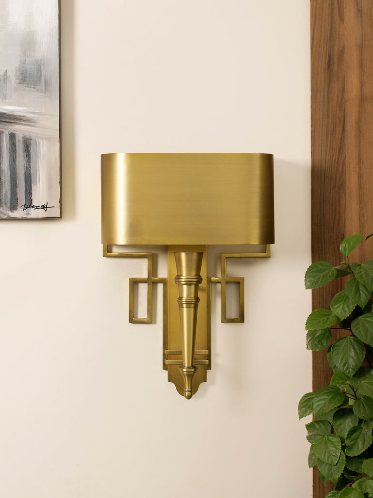Spear Gold Contemporary Wall Lamp| Buy Luxury Wall Lights Online India