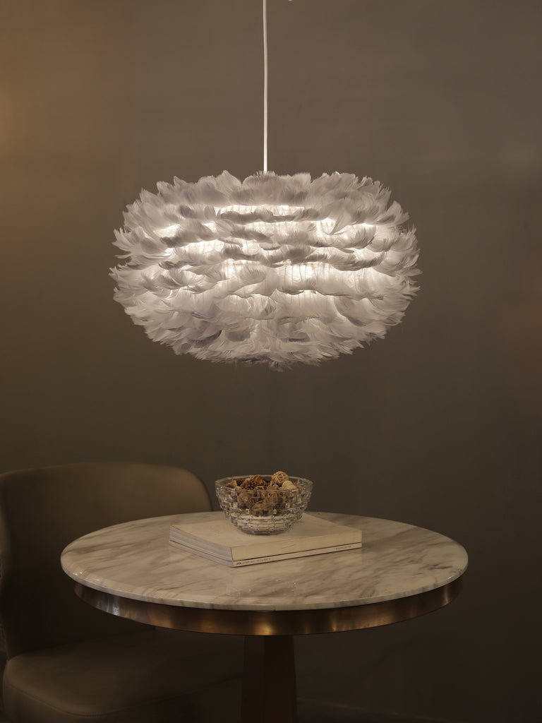 Feather Grey Hanging Light | Buy Modern Ceiling Lights Online India