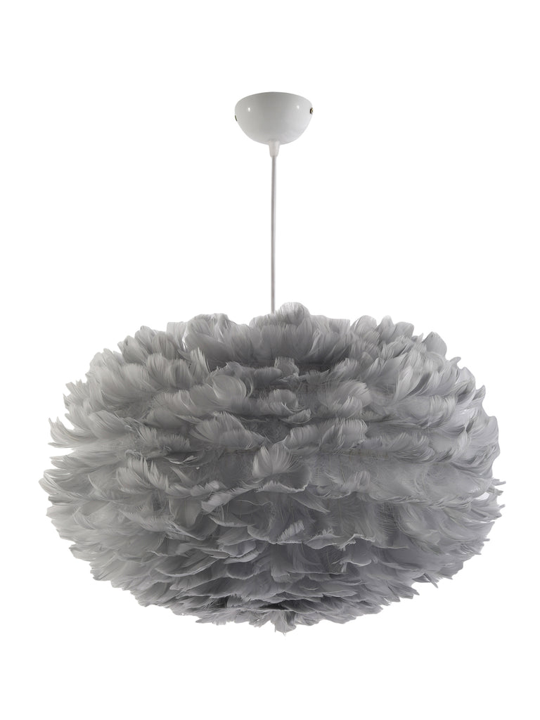 Feather Grey Hanging Light | Buy Modern Ceiling Lights Online India