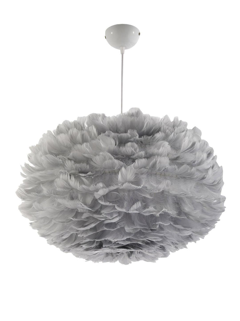 Feather Grey Hanging Light | Buy Modern Ceiling Lights Online India