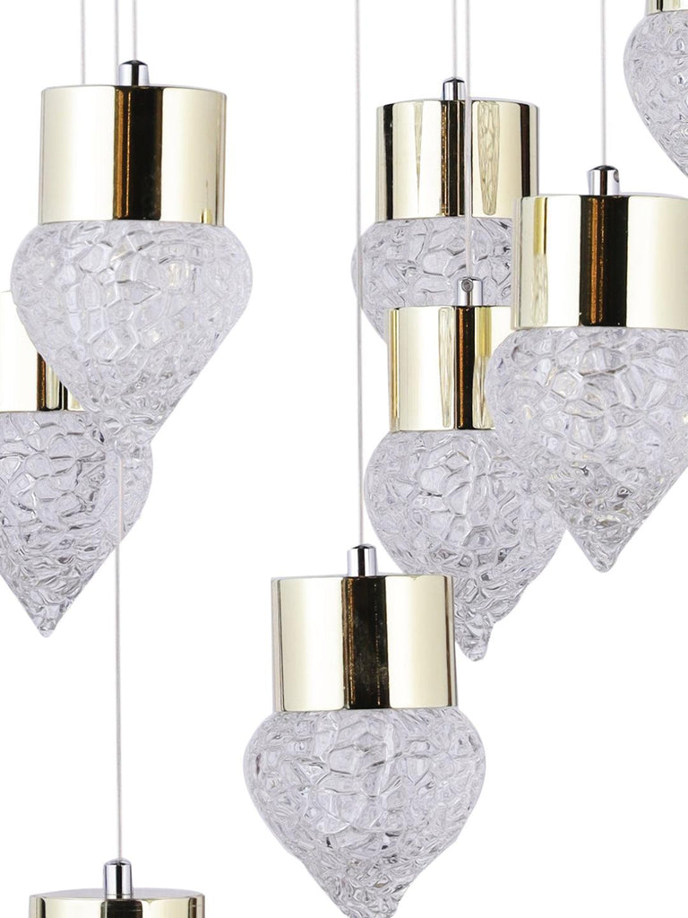 Dermot | Buy LED Chandeliers Online in India | Jainsons Emporio Lights