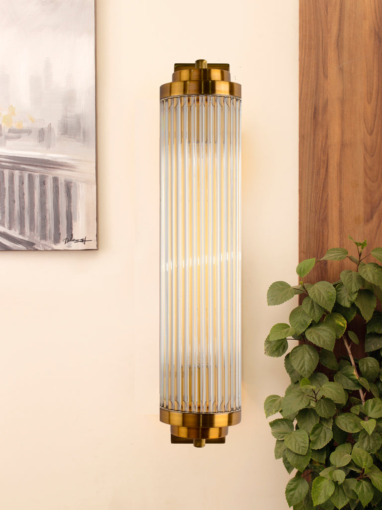 Reed Glass LED Wall Light | Buy Modern LED Wall Lights Online India