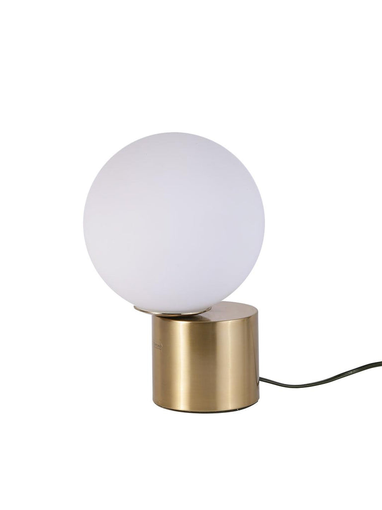 Hoden Globe White Gold Table Lamp | Buy Modern Table Lamps Online India
