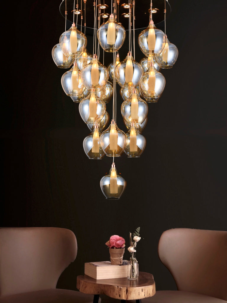 Marcel 25-Lamp | Buy LED Chandeliers Online in India | Jainsons Emporio Lights