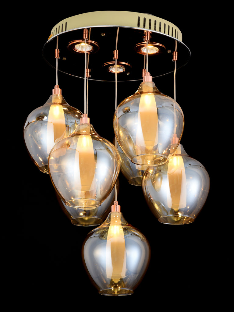 Marcel 7-Lamp | Buy LED Chandeliers Online in India | Jainsons Emporio Lights