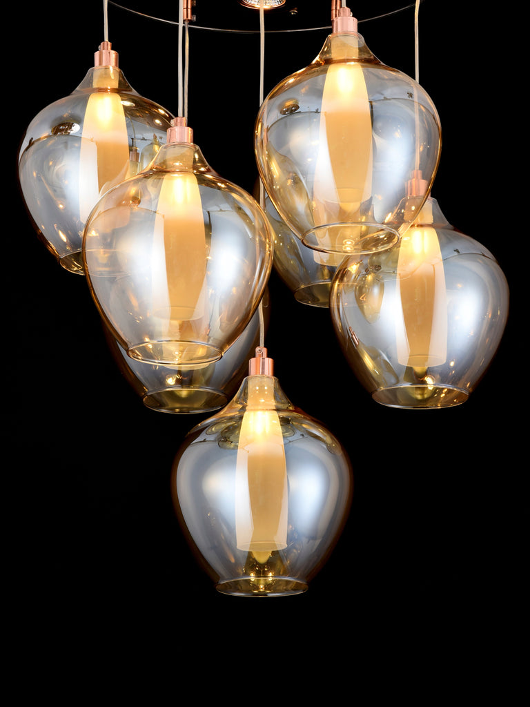 Marcel 7-Lamp | Buy LED Chandeliers Online in India | Jainsons Emporio Lights