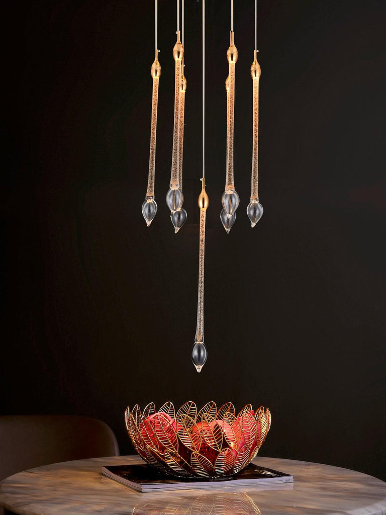 Tristan 7-Lamp | Buy LED Chandeliers Online in India | Jainsons Emporio Lights