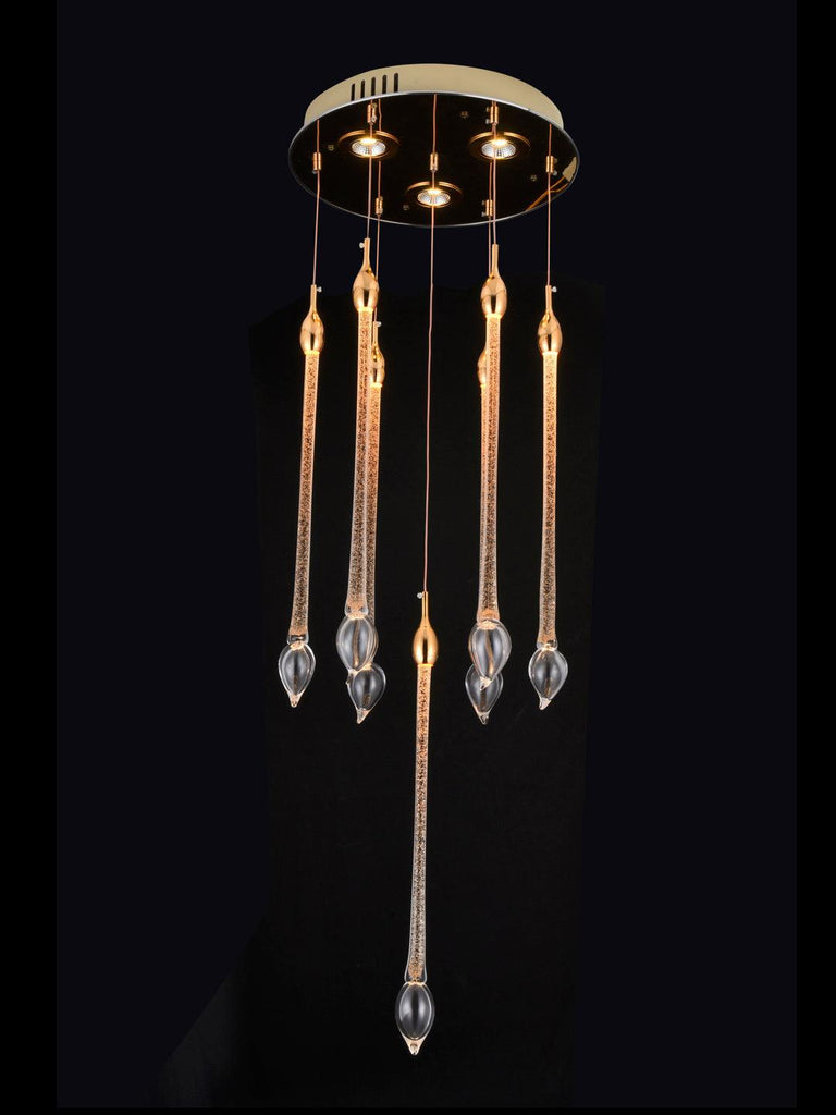 Tristan 7-Lamp | Buy LED Chandeliers Online in India | Jainsons Emporio Lights