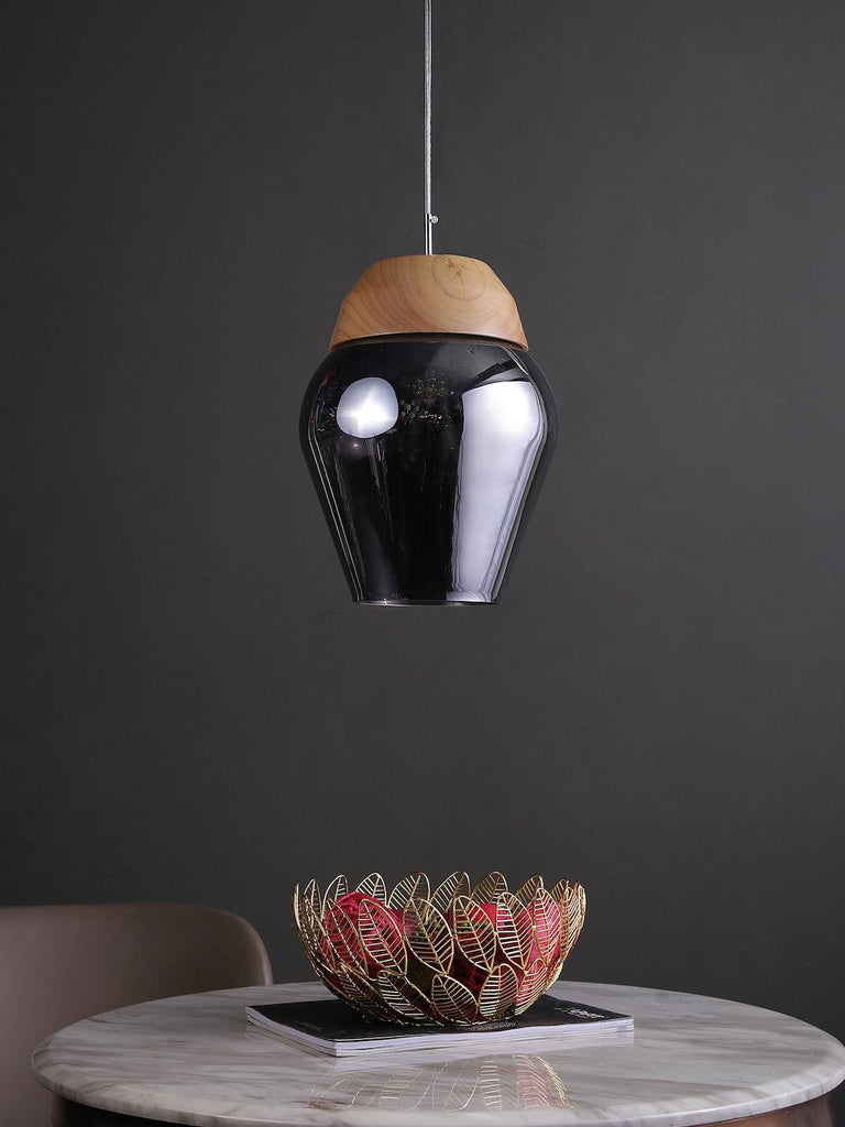 Bowl Smoky | Buy Hanging Lights Online in India | Jainsons Emporio Lights