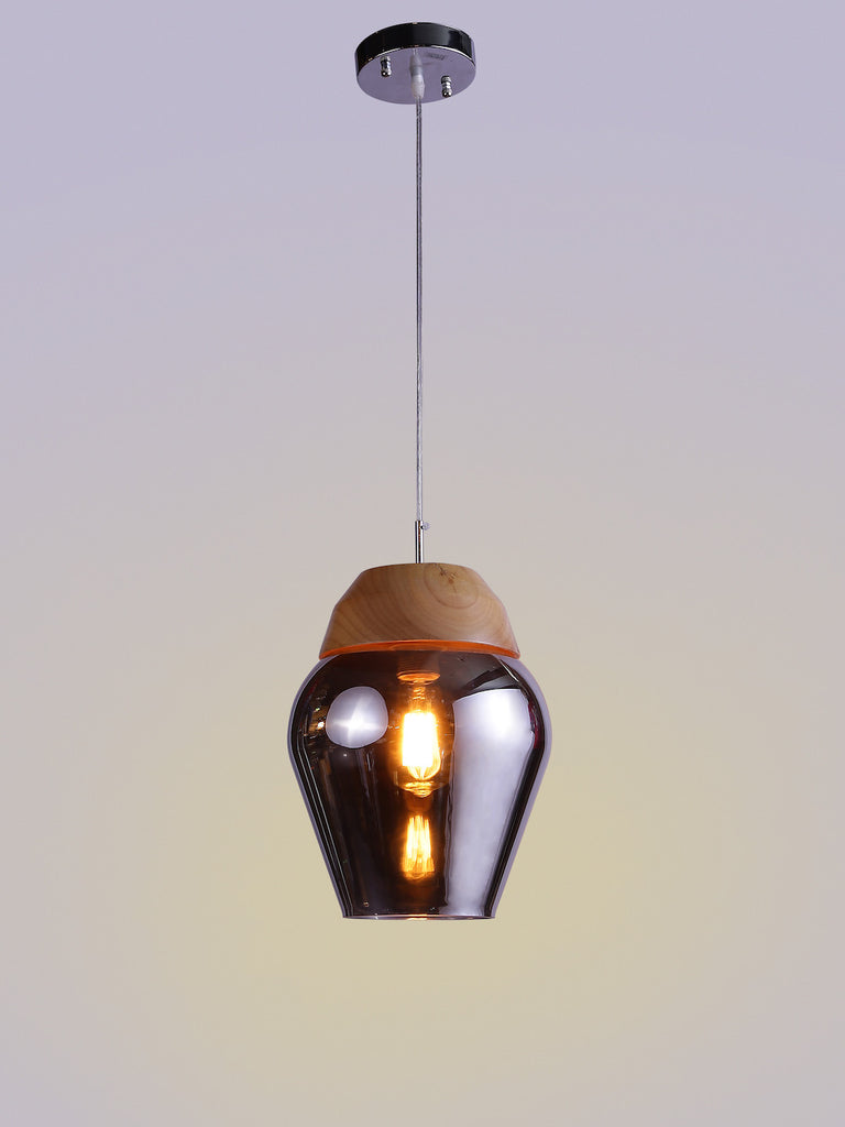 Bowl Smoky | Buy Hanging Lights Online in India | Jainsons Emporio Lights