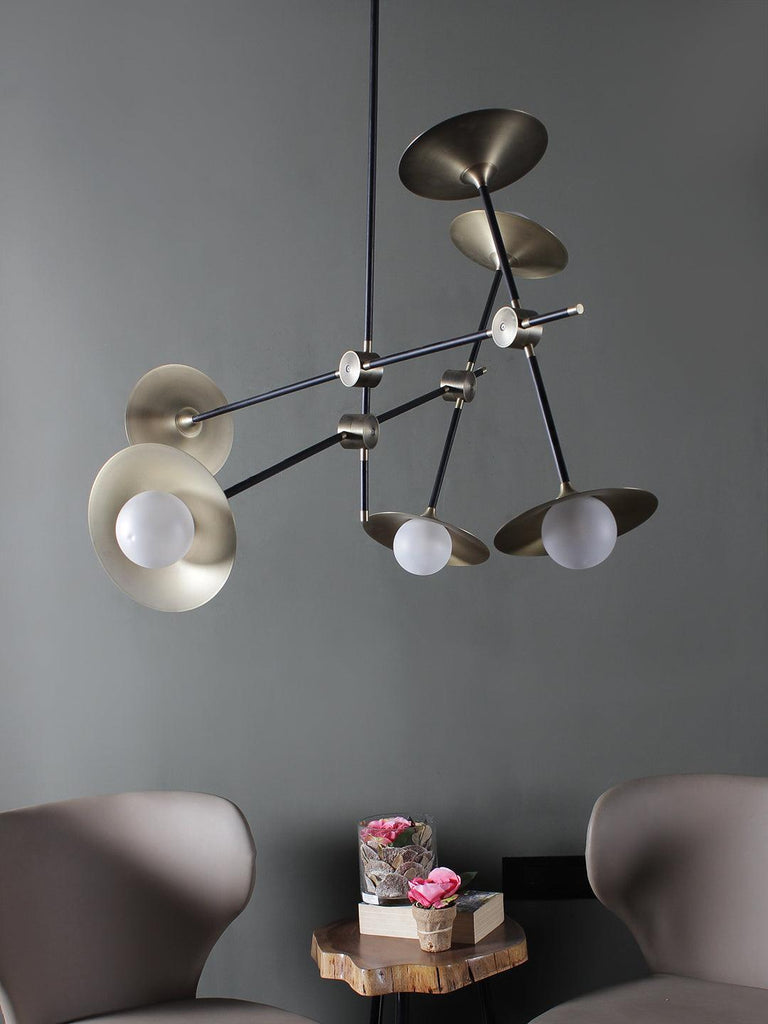 Jazz Gold Trumpet Chandelier | Buy Modern Chandeliers Online India
