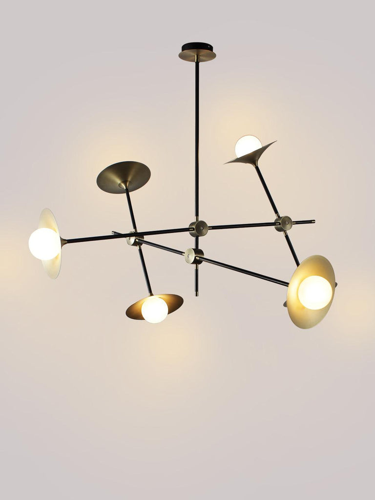 Jazz Gold Trumpet Chandelier | Buy Modern Chandeliers Online India