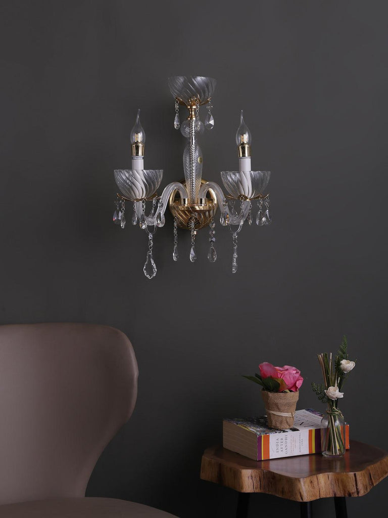Hendrick Traditional Gold Wall Lamp | Buy Classic Wall Light Online India