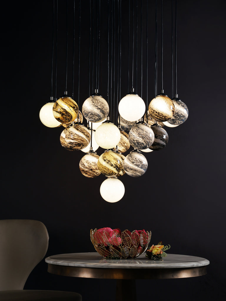 Pablo 25-Lamp | Buy LED Chandeliers Online in India | Jainsons Emporio Lights