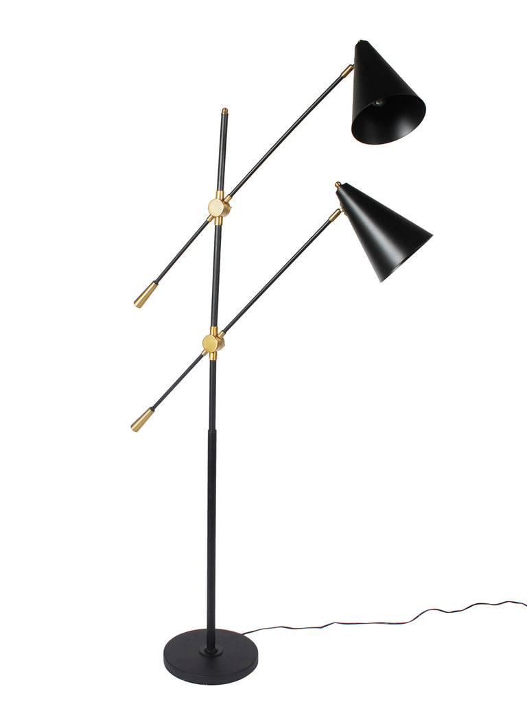 Dual Cone Modern Floor Lamp | Buy Luxury Floor Lamps Online India