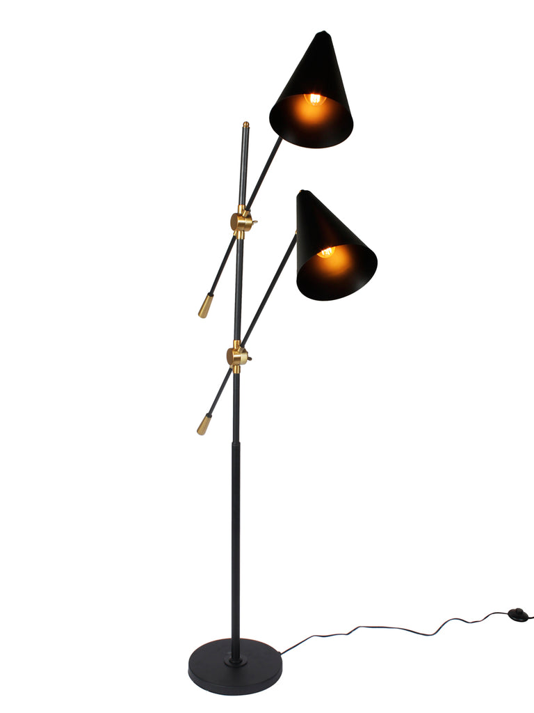 Dual Cone Modern Floor Lamp | Buy Luxury Floor Lamps Online India