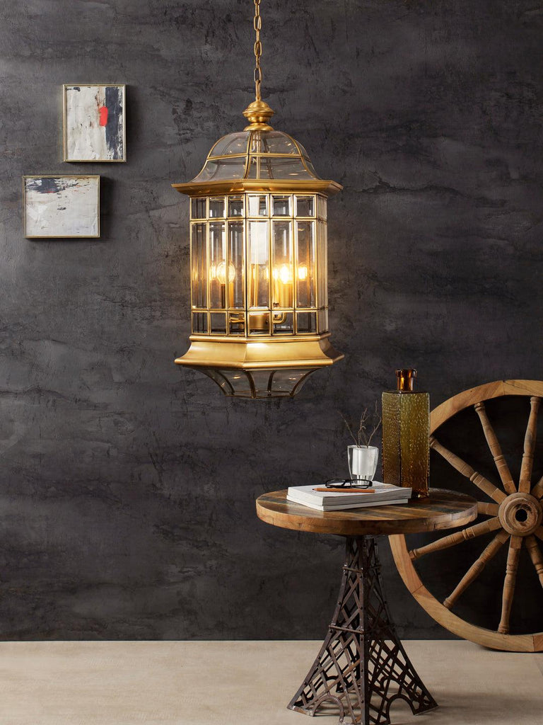 Esla Lantern Vintage Chandelier | Buy Traditional Chandeliers Online India
