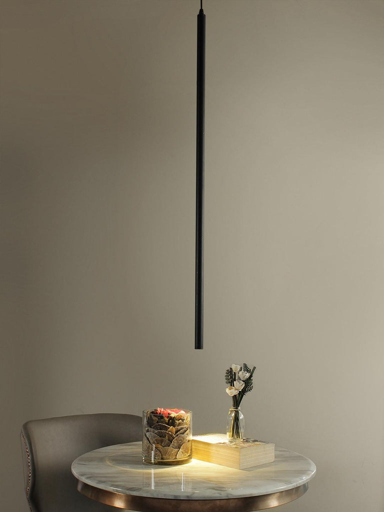 Dryn Black Long Tube Hanging Light | Buy LED Ceiling Lights Online India