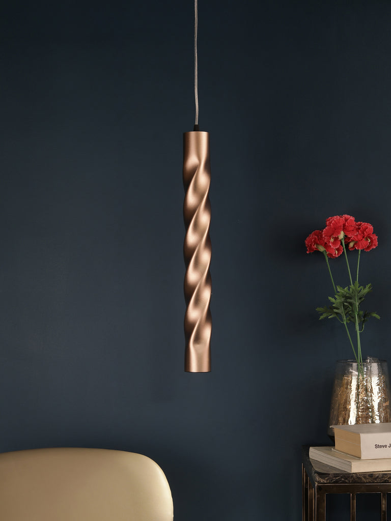 Kylin Copper Tube Hanging Light | Buy LED Ceiling Lights Online India