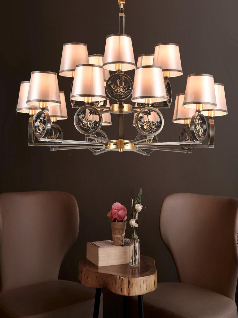 Stevyn Transitional LED Chandelier | Buy Modern LED Chandeliers Online India